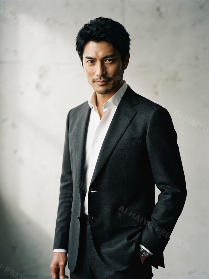著名俳優 サンプル(透かし付きプレビュー)